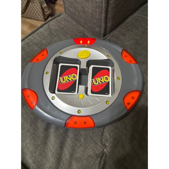 Uno Flash Electronic Card Game Mattel 2007 tested & working. Has wrong cards. - Picture 3 of 5